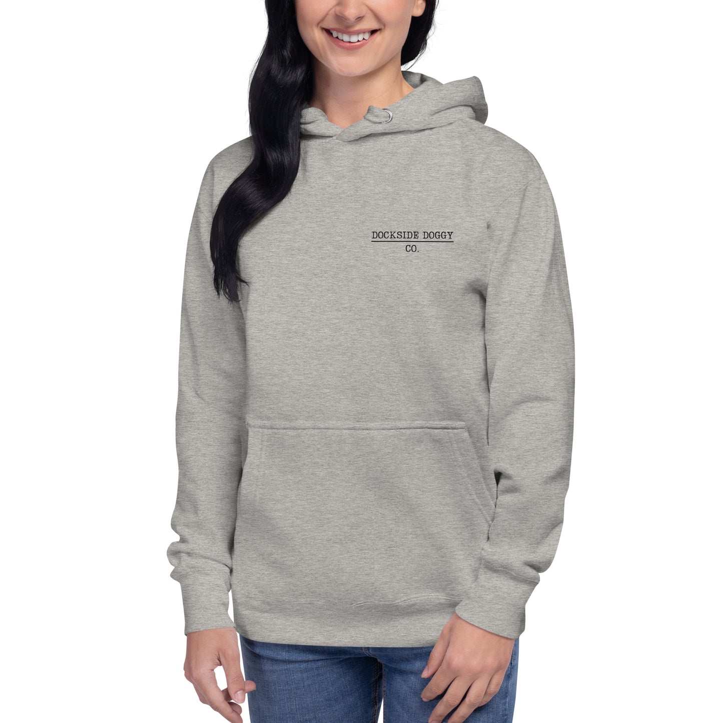 Dockside Doggy Gray Unisex Hoodie