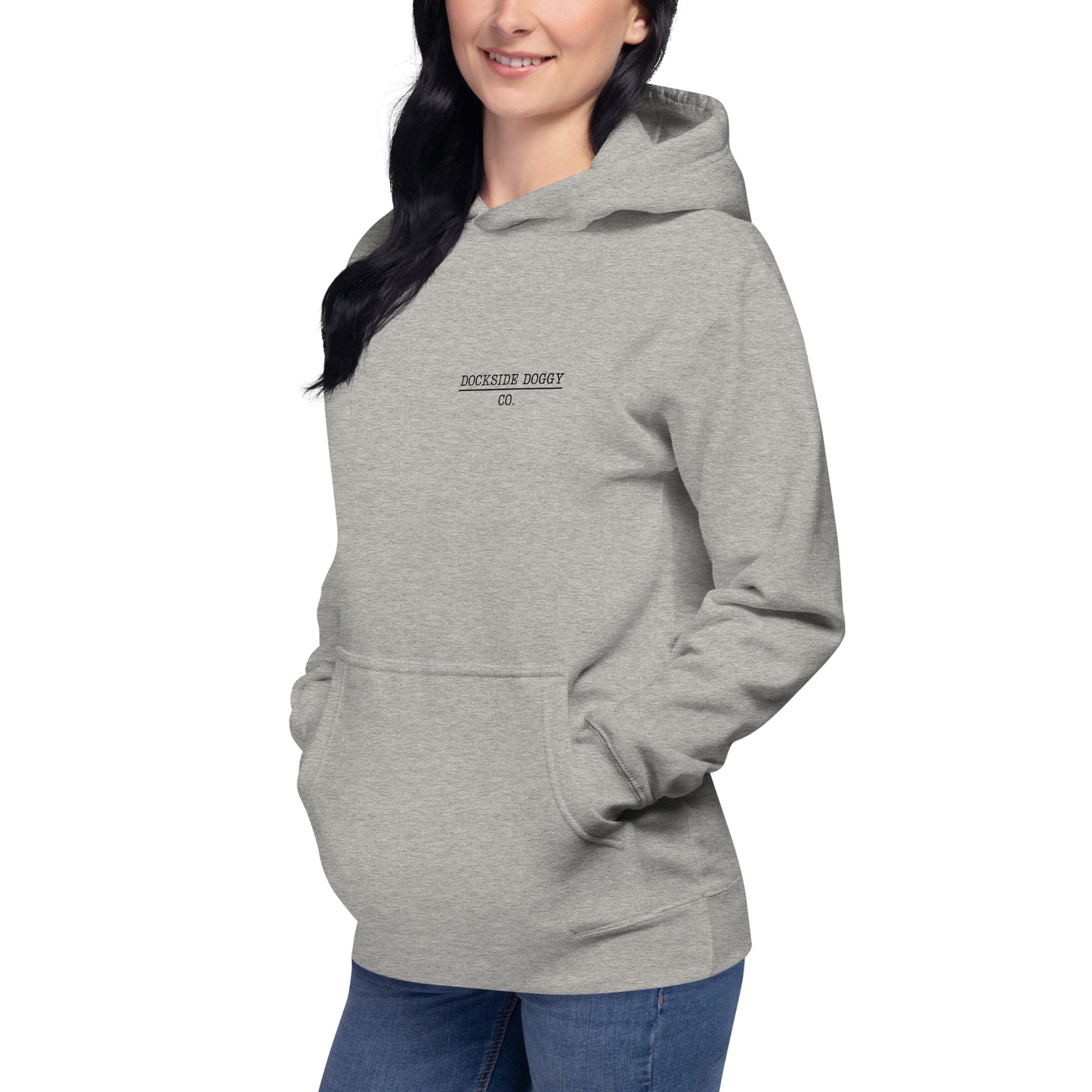 Dockside Doggy Gray Unisex Hoodie